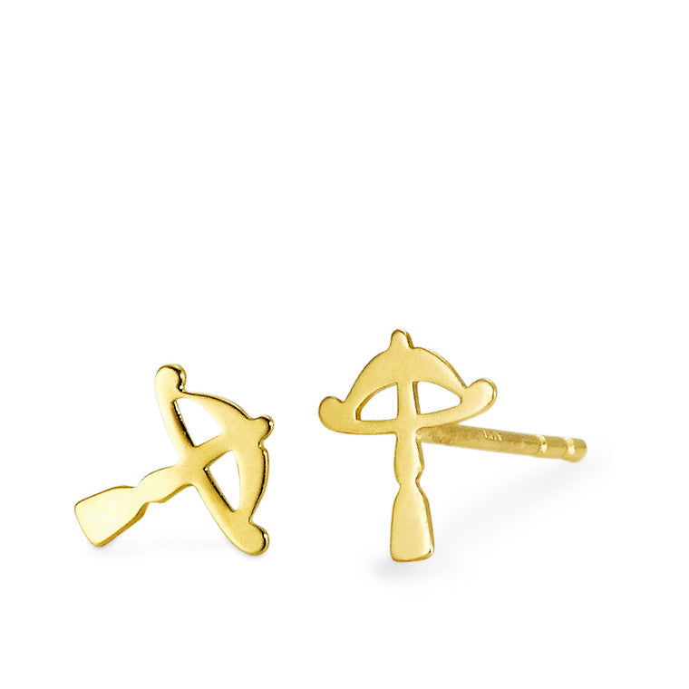 Clous d'oreilles Or jaune 18K Arbalète