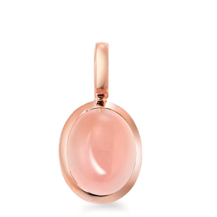 Pendentif Or rose 18K Quartz rose rose