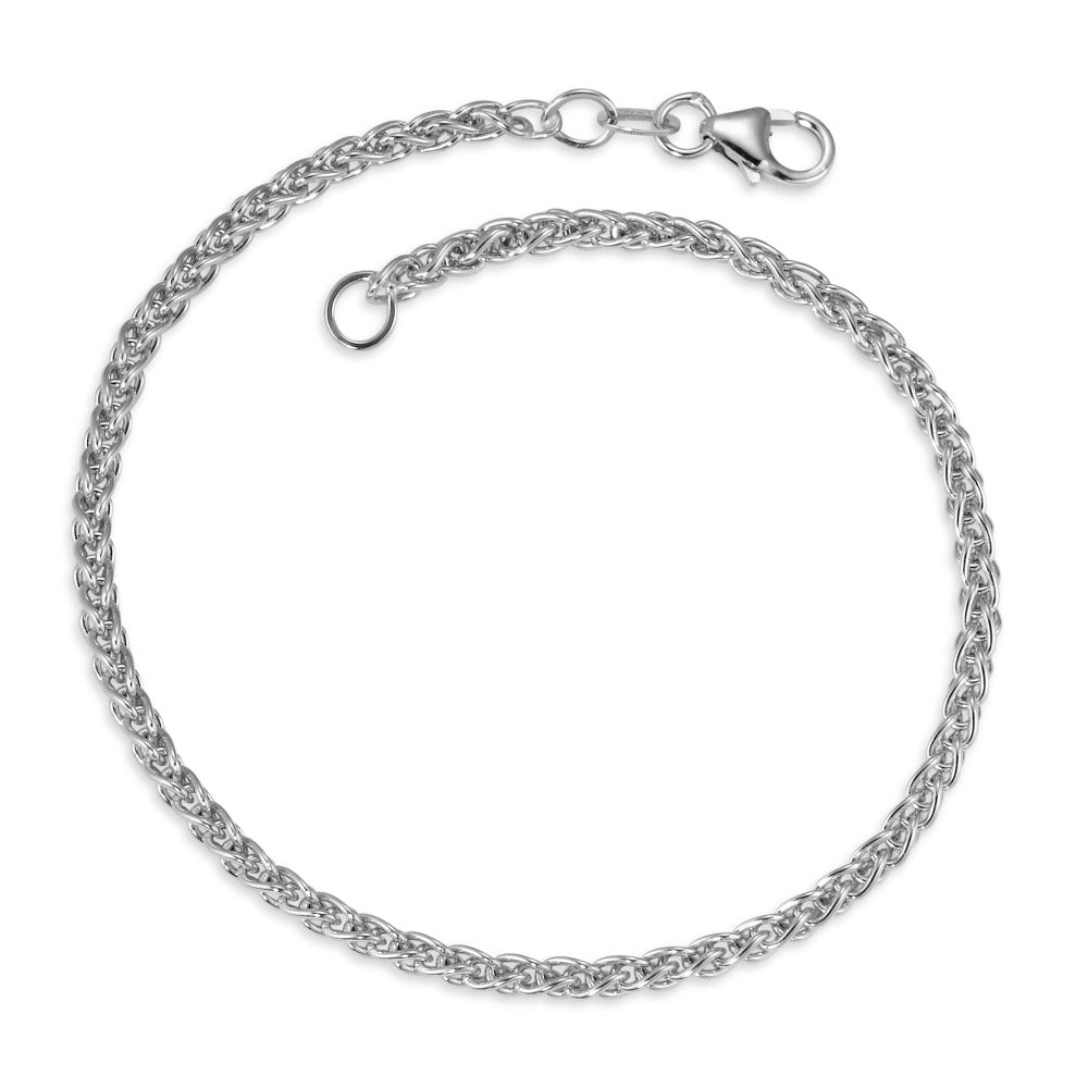 Bracelet Or blanc 18K 19 cm Ø2.5 mm