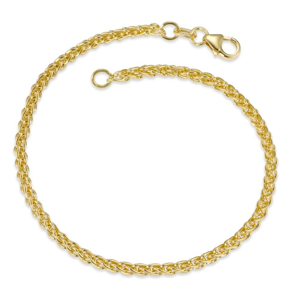 Bracelet Or jaune 18K 19 cm Ø2.5 mm