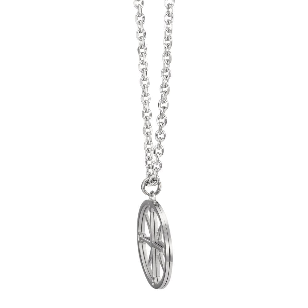 Chaînette avec pendentif Acier inoxydable 50 cm Ø25 mm