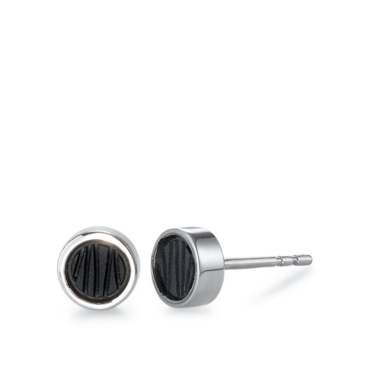 Clous d'oreilles Acier inoxydable PVD Ø6 mm