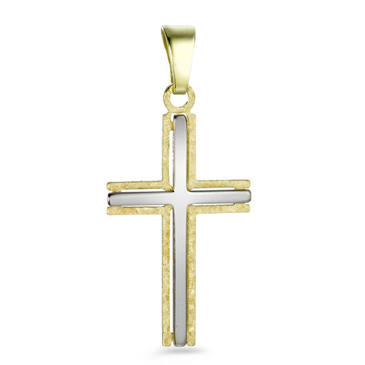 Pendentif Or jaune 14K Croix