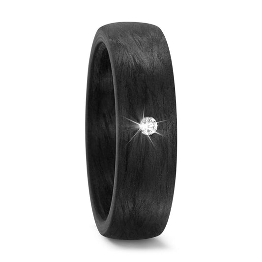 Bague Carbone Diamant 0.03 ct, w-si