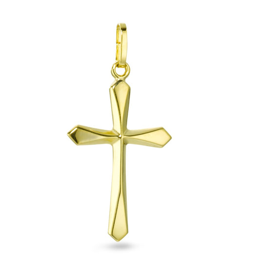 Pendentif Or jaune 9K Croix