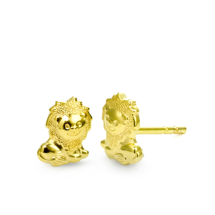 Clous d'oreilles Or jaune 9K Lion