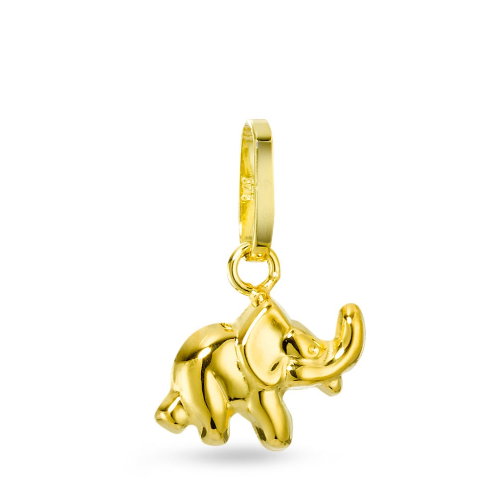 Pendentif Or jaune 9K Éléphant