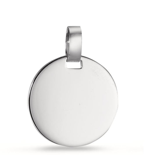 Pendentif avec gravure Argent Ø15 mm