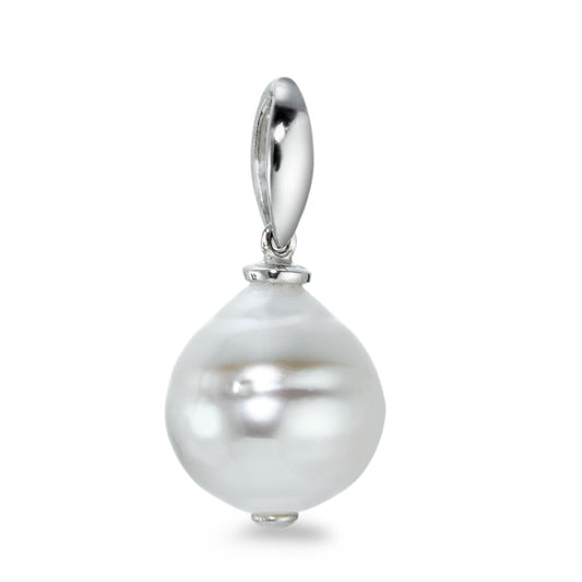 Pendentif Or blanc 18K perle de Tahiti