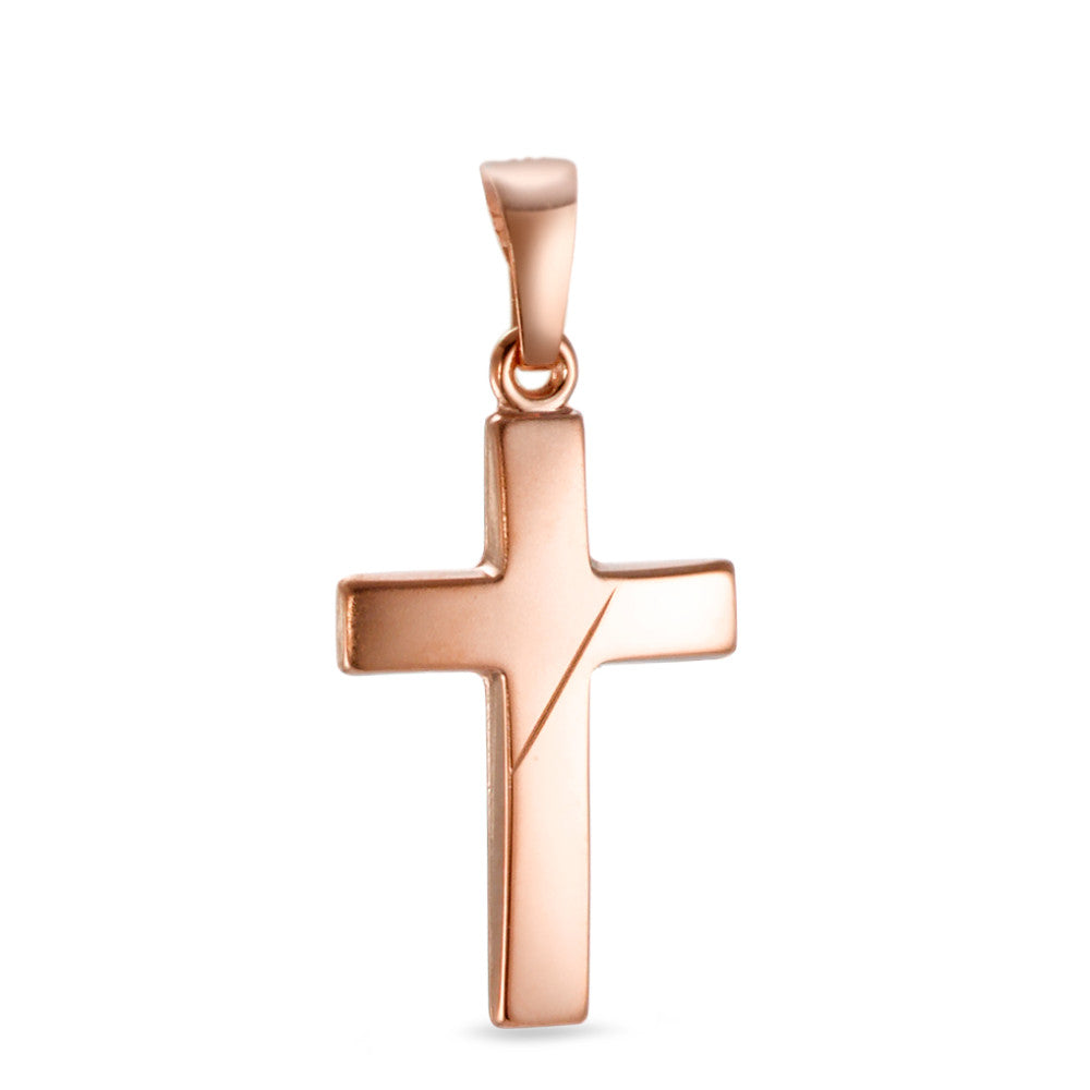 Pendentif Or rouge 18K Croix