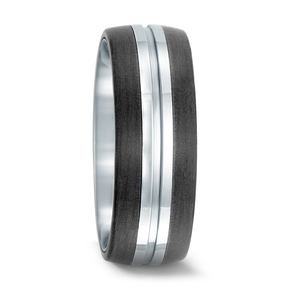 Bague Acier inoxydable, Carbone