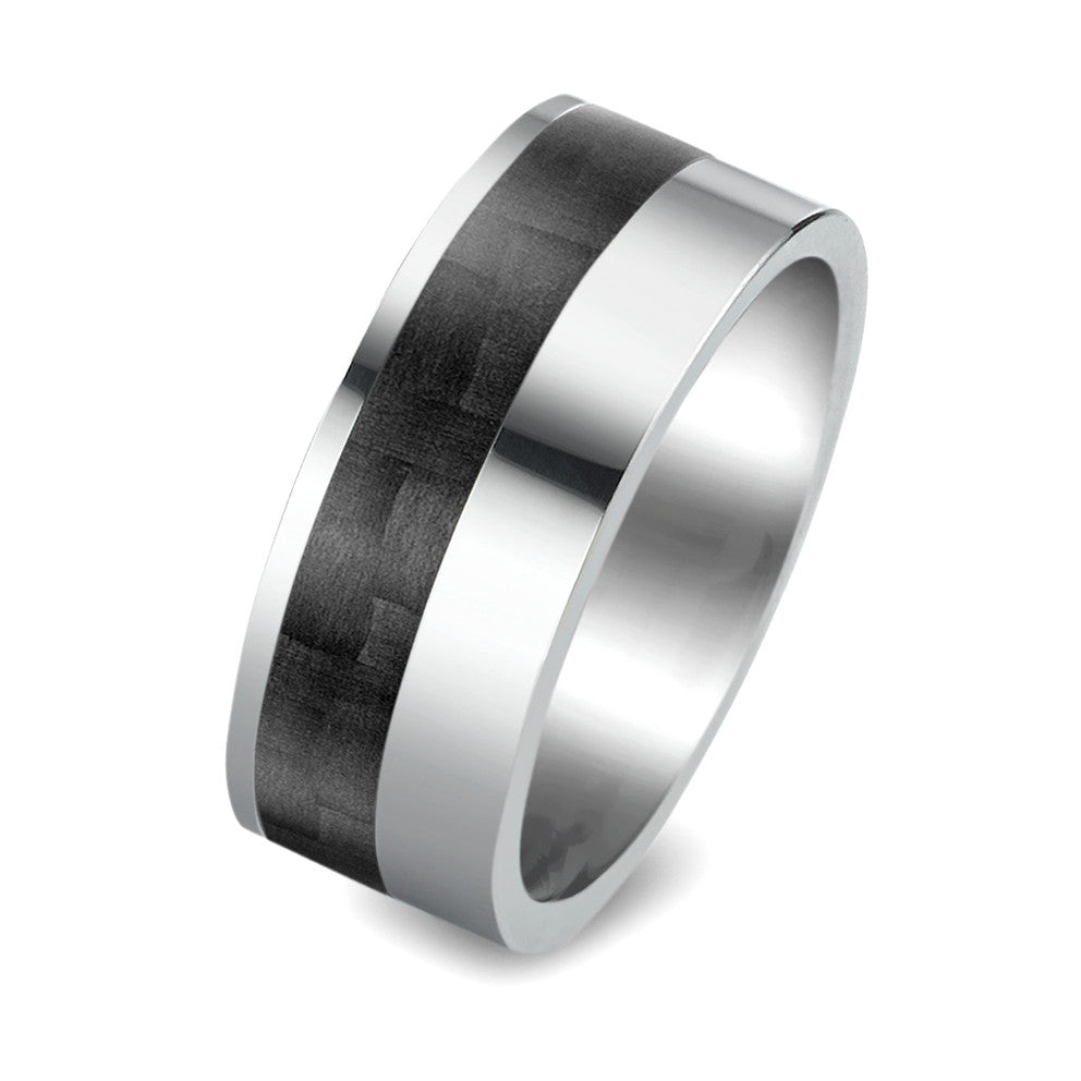 Bague Tungstène, Carbone