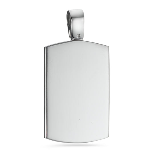 Pendentif avec gravure Acier inoxydable