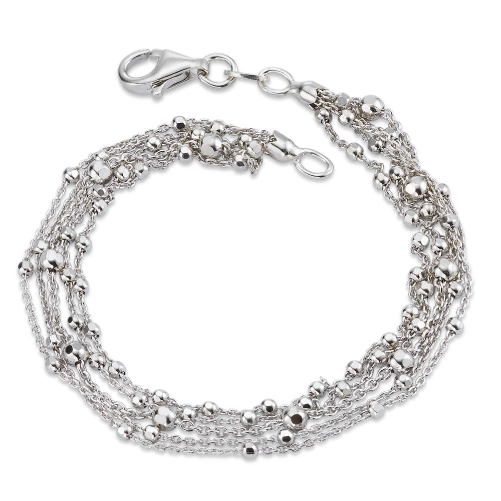 Bracelet Argent Rhodié 18 cm