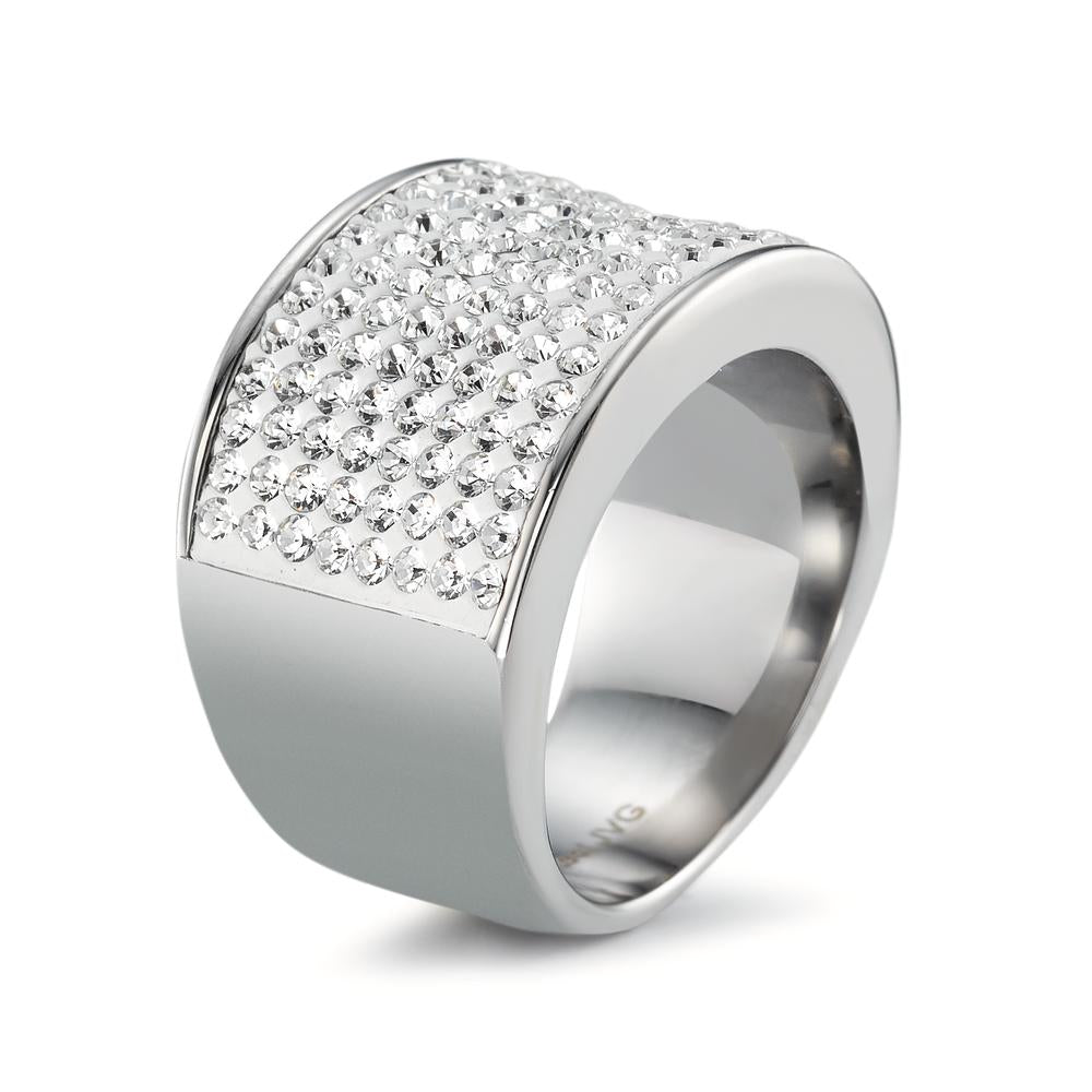 Bague Acier inoxydable Cristal