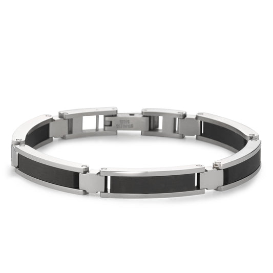 Bracelet Acier inoxydable, Carbone 20-20.5 cm