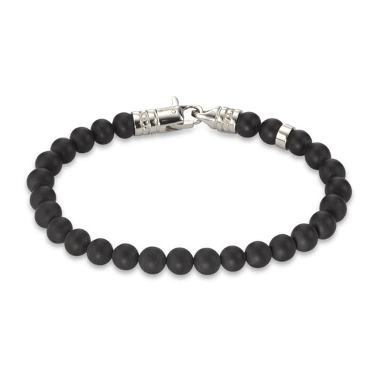 Bracelet Acier inoxydable Onyx 19 cm Ø6 mm