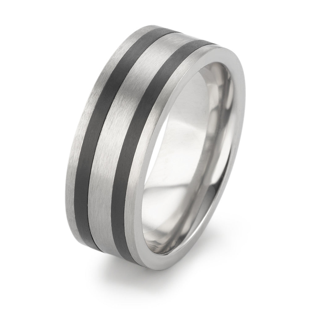 Bague Acier inoxydable, Carbone