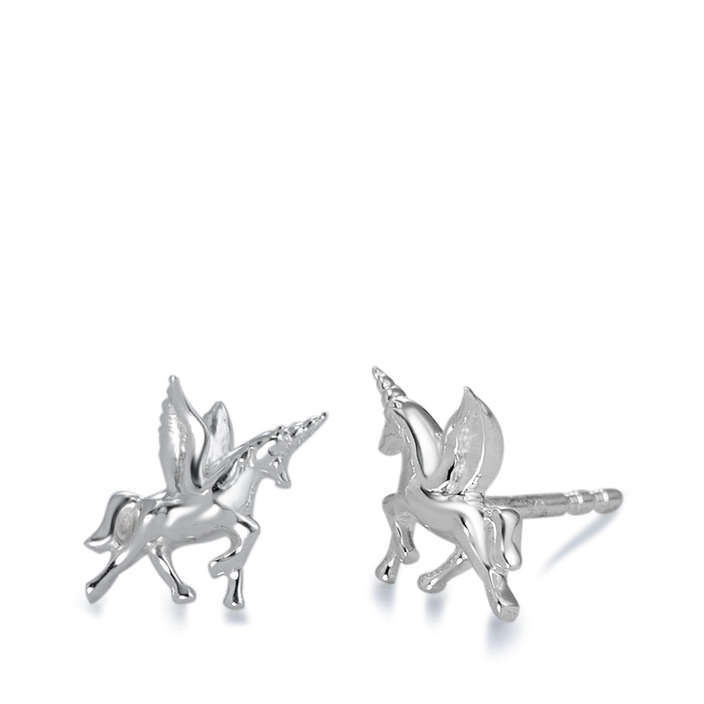 Clous d'oreilles Argent Licorne