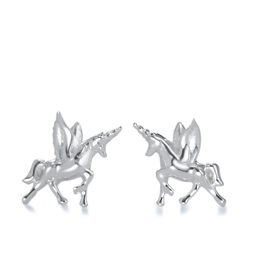 Clous d'oreilles Argent Licorne