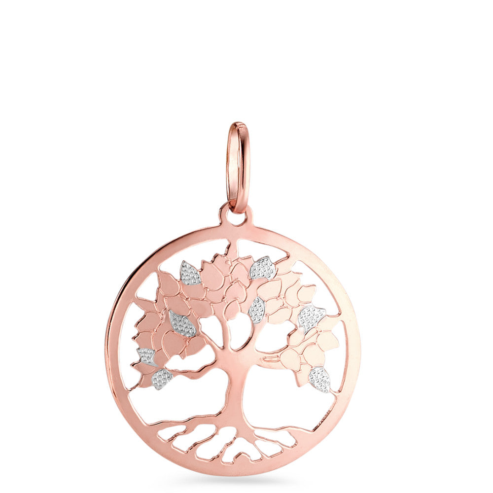 Pendentif Or rouge 9K Arbre de la vie Ø16 mm