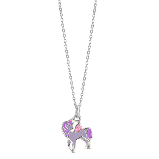 Collier Argent Rhodié Licorne 36-38 cm