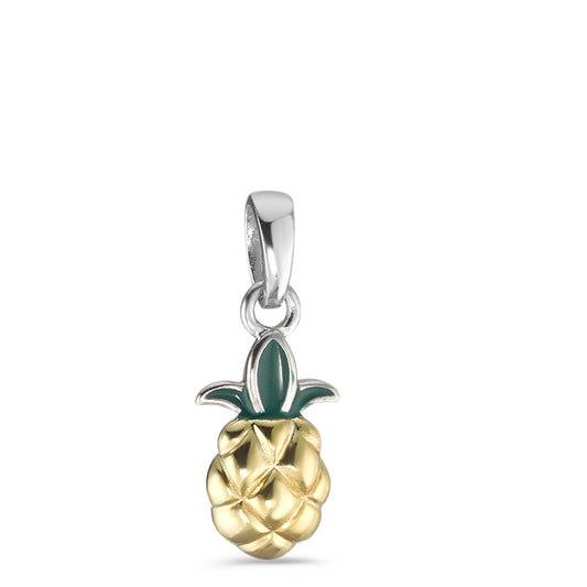 Pendentif Argent jaune Bicolore Ananas