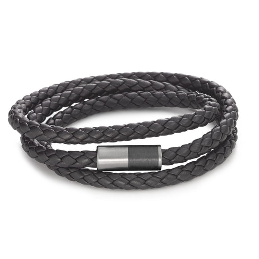 Bracelet Cuir, Titane, Carbone 23 cm Ø6 mm