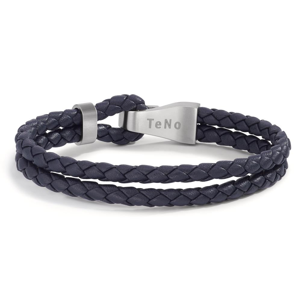 Bracelet Acier inoxydable, Cuir 21 cm