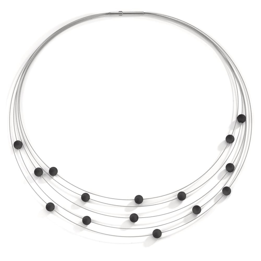 Collier Acier inoxydable, Carbone 42 cm