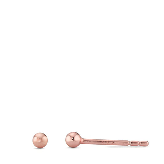 Clous d'oreilles Argent rosé Plaqué or Ø2.5 mm