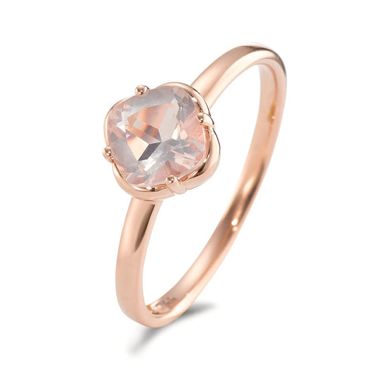 Bague Or rouge 18K Quartz rose