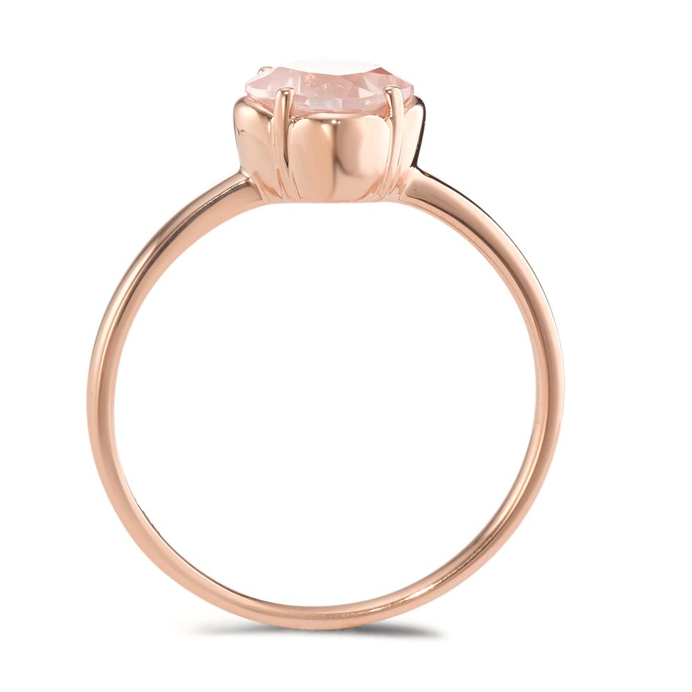 Bague Or rouge 18K Quartz rose