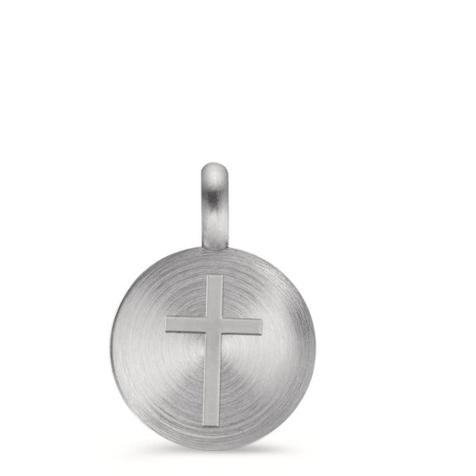 Pendentif Acier inoxydable Croix Ø11 mm