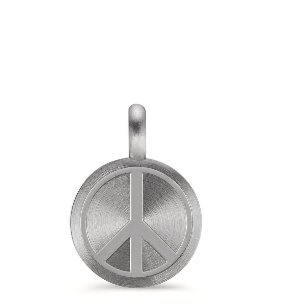 Pendentif Acier inoxydable Paix Ø11 mm