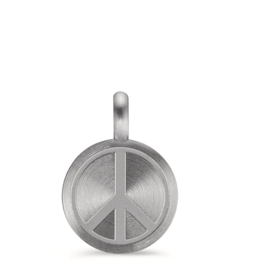 Pendentif Acier inoxydable Paix Ø11 mm