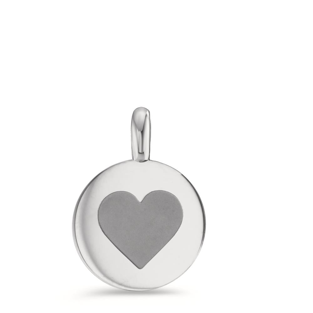 Pendentif Acier inoxydable Coeur Ø11 mm