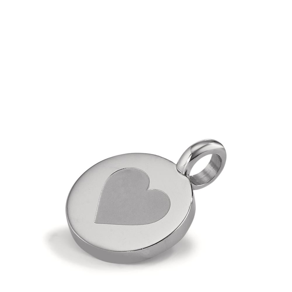 Pendentif Acier inoxydable Coeur Ø11 mm