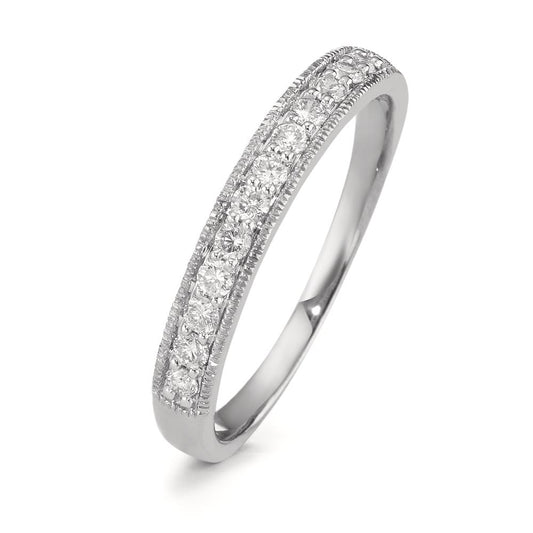 Bague d'éternité Or blanc 18K Diamant 0.25 ct, 12 Pierres, w-si