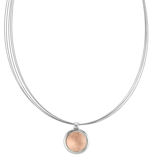 Collier Acier inoxydable Bicolore 42 cm Ø18 mm