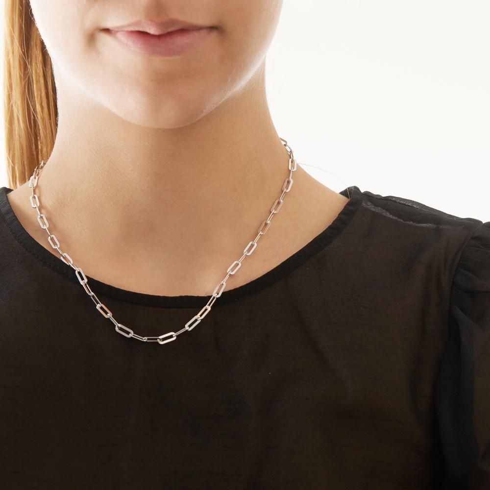 Collier Argent Rhodié 41-45 cm