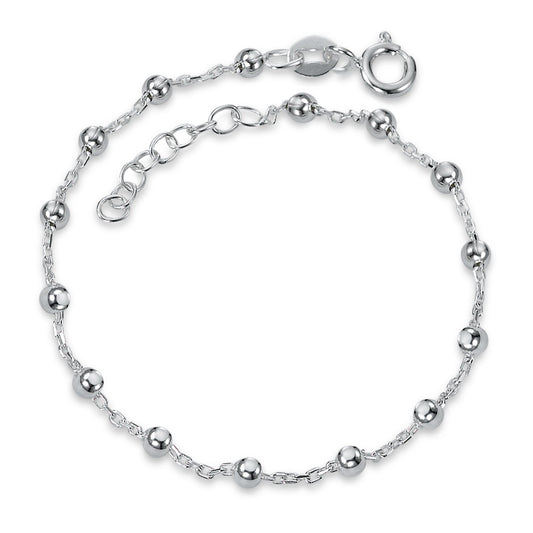 Bracelet Argent Rhodié 16-18.5 cm