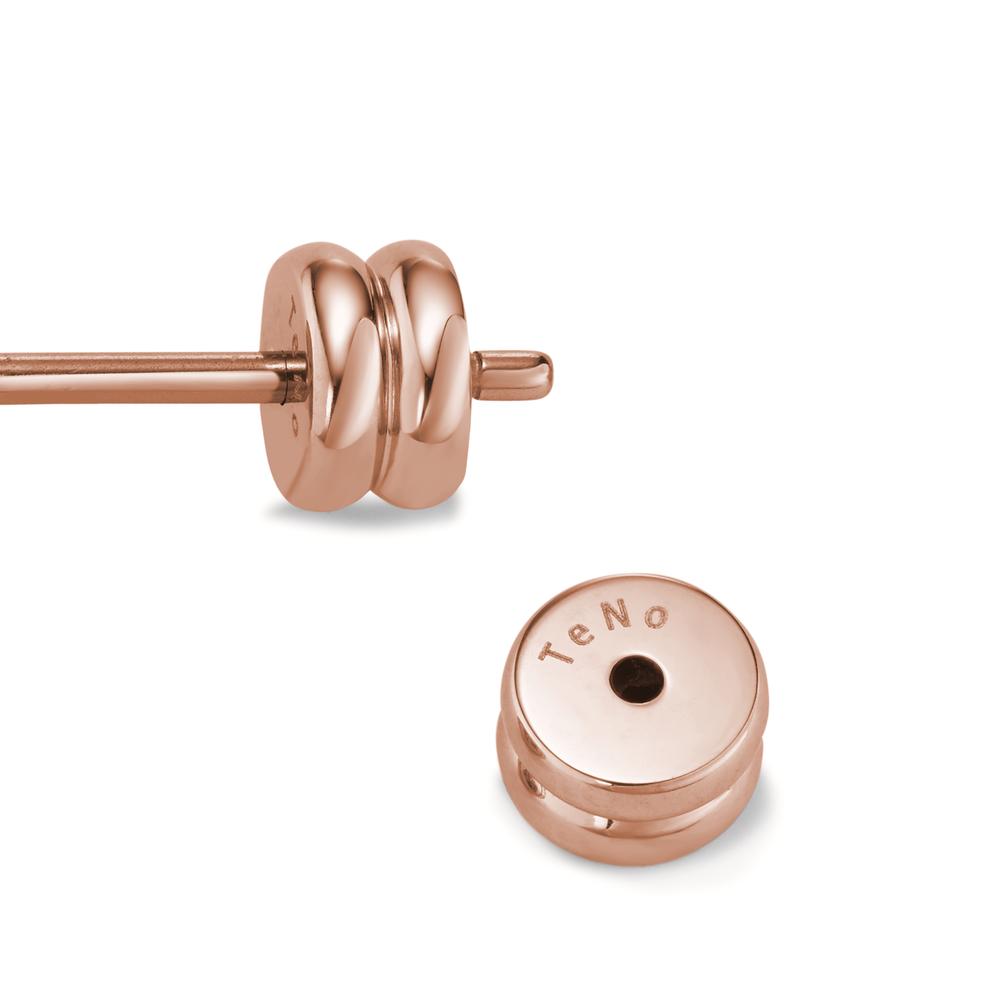 Clous d'oreilles Acier inoxydable rosé PVD Ø7 mm