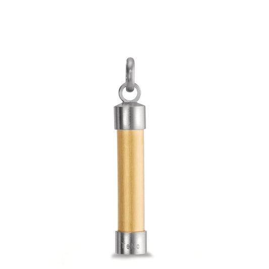 Pendentif Acier inoxydable jaune PVD Ø7 mm