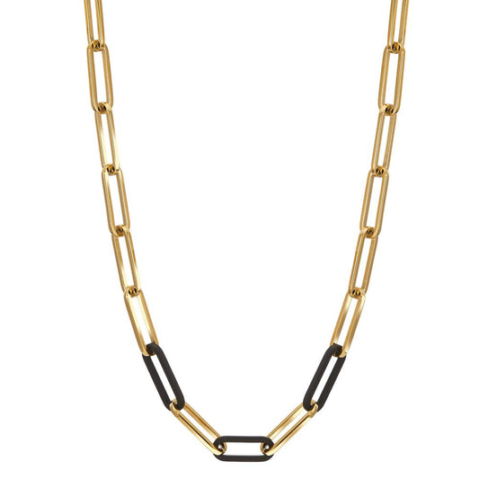 Collier Acier inoxydable, Carbone PVD 45-48 cm