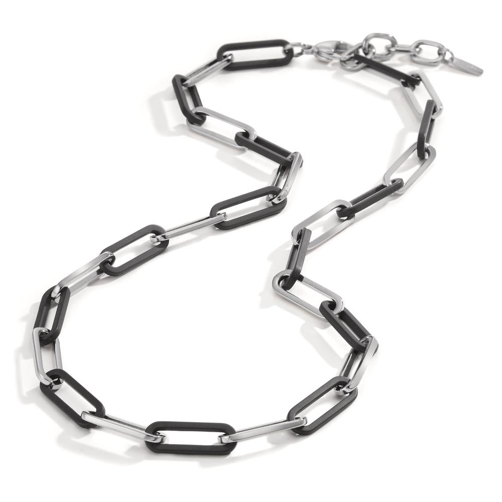 Collier Acier inoxydable, Carbone 45-48 cm