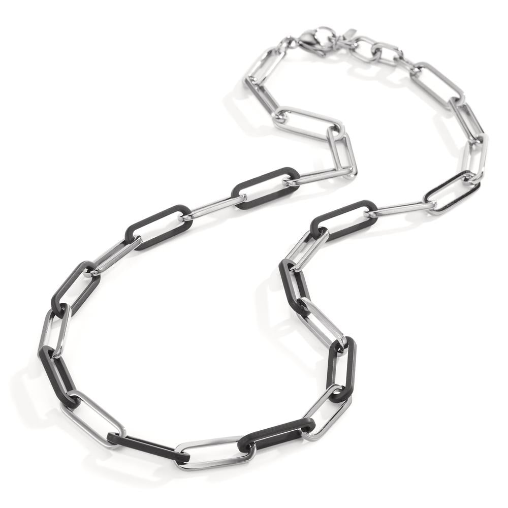 Collier Acier inoxydable, Carbone 45-48 cm