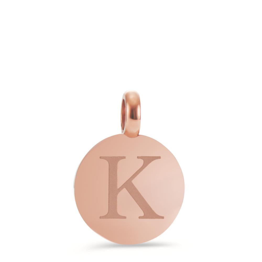 Pendentif Acier inoxydable rosé PVD Ø11 mm