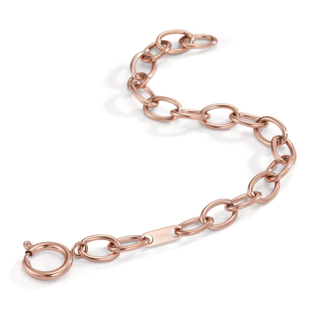 Bracelet Acier inoxydable rosé PVD 16.5-21 cm