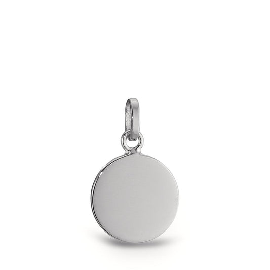 Pendentif avec gravure Argent Rhodié